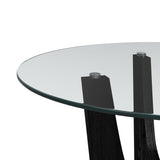 Oregon - Round Table With Glass Top