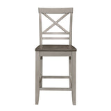 Brightleaf - Counter Height Chair (Set of 2) - Brown / Gray
