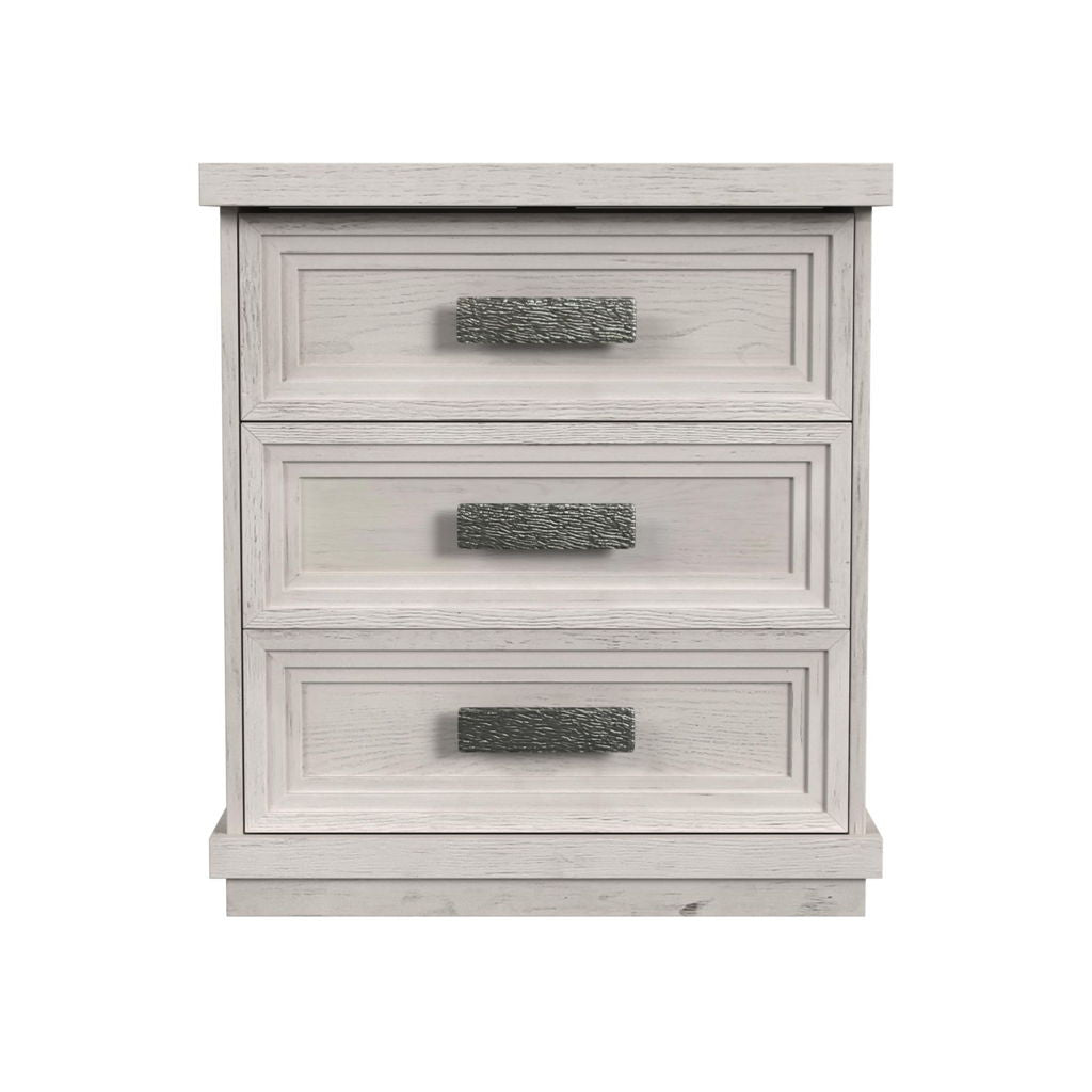 Avalanche - 3-Drawer Nightstand With USB - Antique White