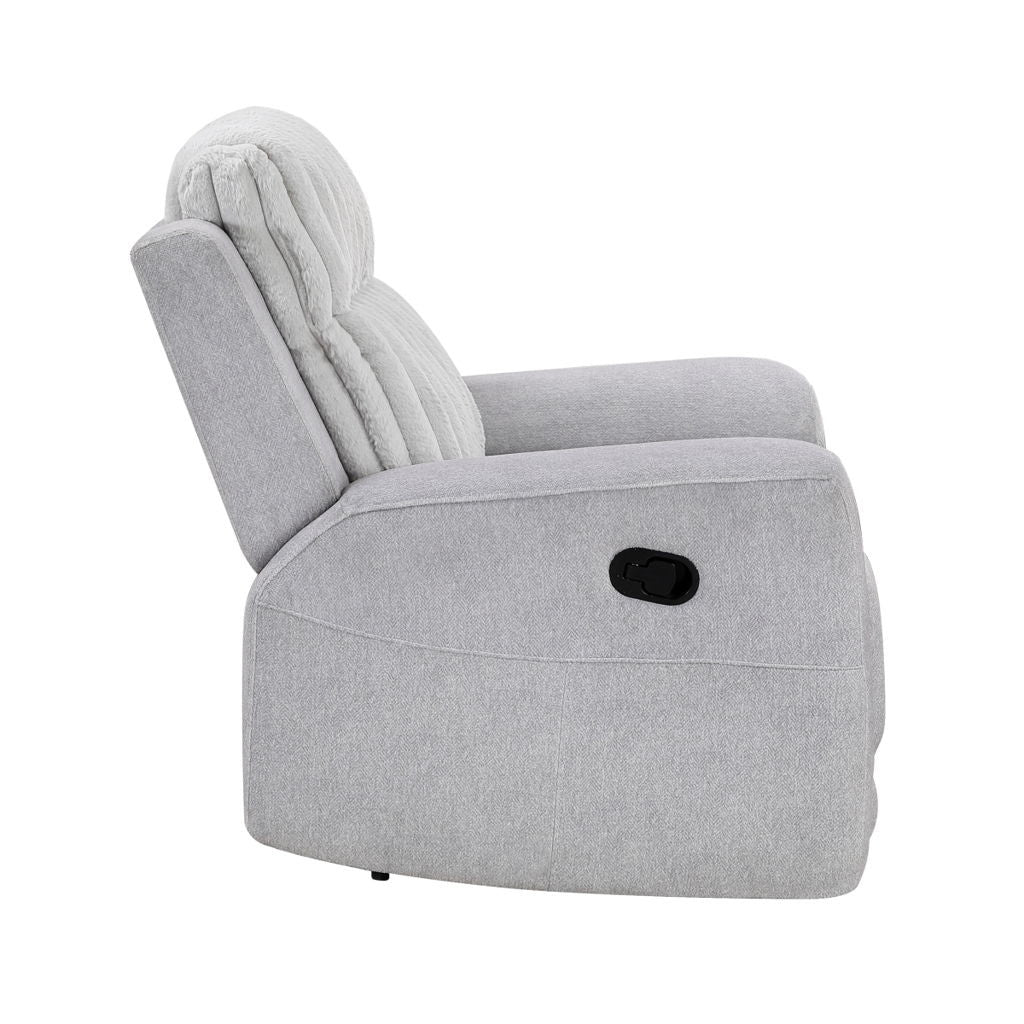 Benton - Reclining Chair - Light Gray