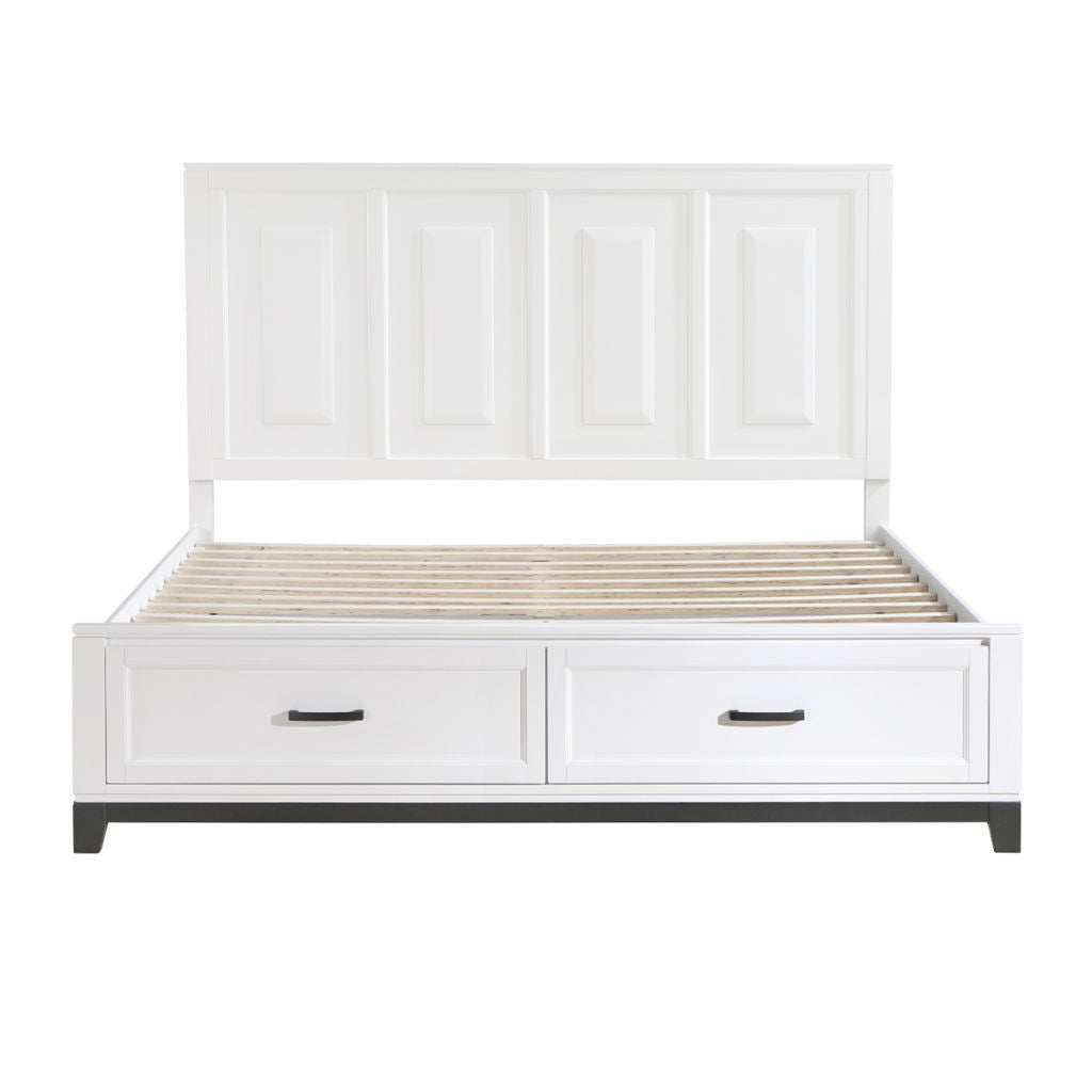 Garretson - Platform Bed With Footboard Storage