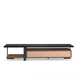 Elling - TV Stand - Walnut & Black