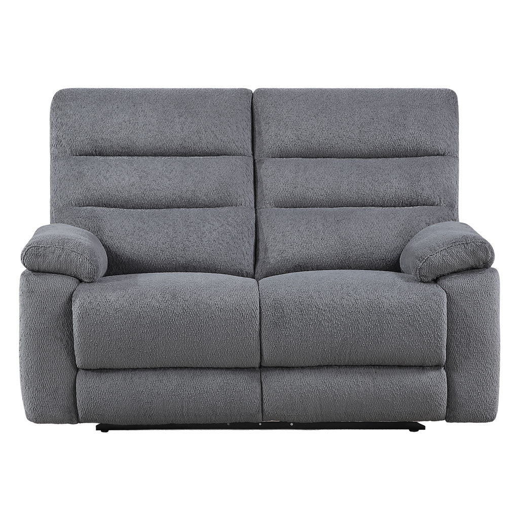 Cozy - Manual Recliner Loveseat - Gray