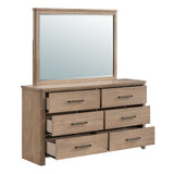 Anika - Mirror - Natural / Brown