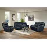 Aruba - Power Motion Sofa With Power Headrest - Pebble Navy