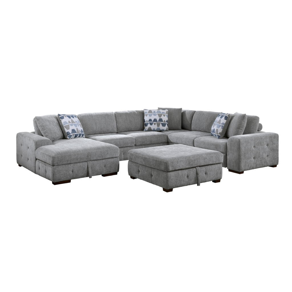 Raife - Sectional With Ottoman