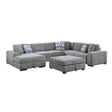 Raife - Sectional With Ottoman