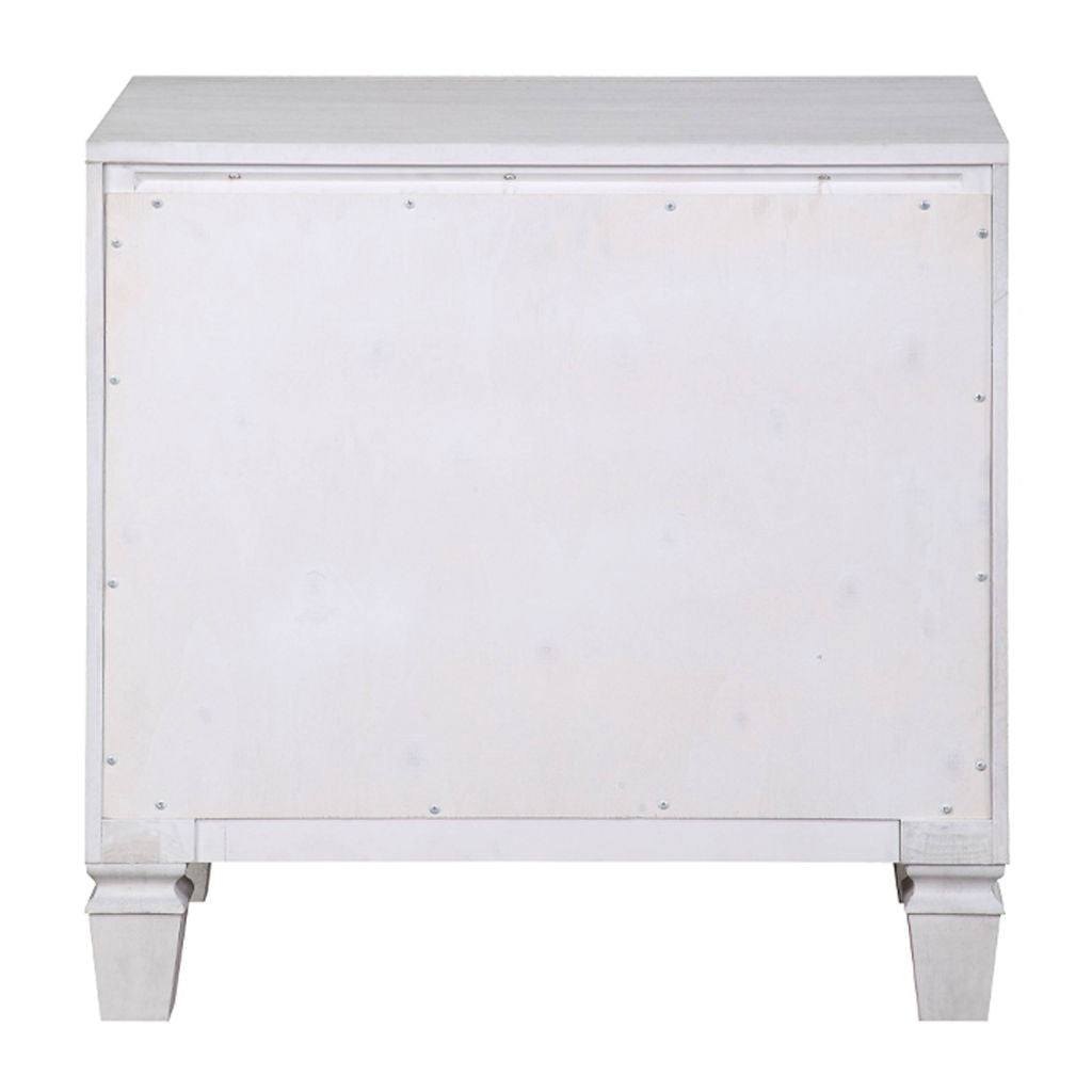 Katia - Nightstand - Rustic Gray & Weathered White