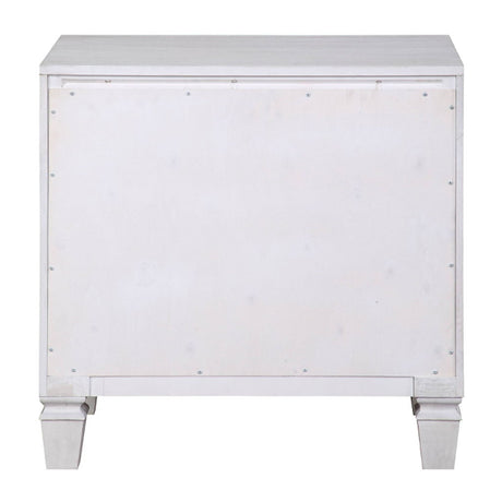 Katia - Nightstand - Rustic Gray & Weathered White
