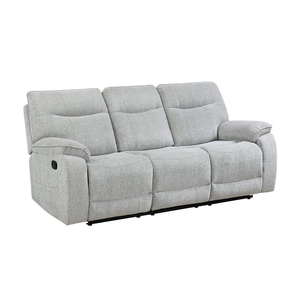 Chablis - Reclining Sofa - Mist Gray