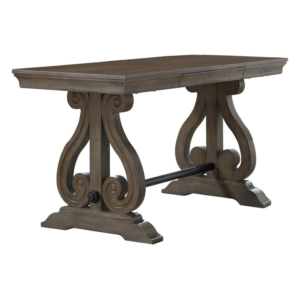 Toulon - Writing Desk - Dark Oak