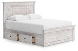Makidern - Panel Storage Bed