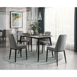 Salerno - Dining Table - Black / Gray
