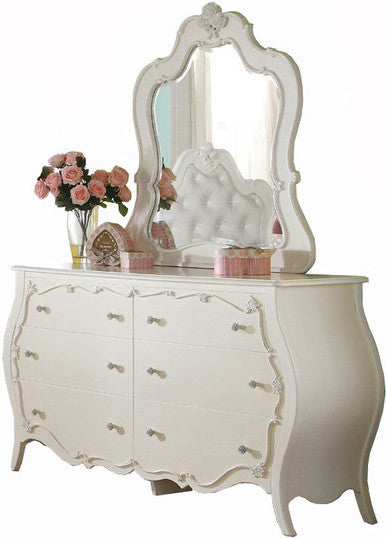 ABREE 60" Wide Youth Dresser & Mirror