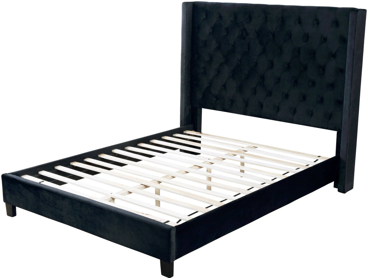 ADITA Black Platform Bed