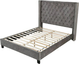 ADITA Gray Platform Bed