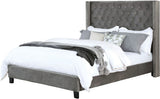 ADITA Gray Platform Bed
