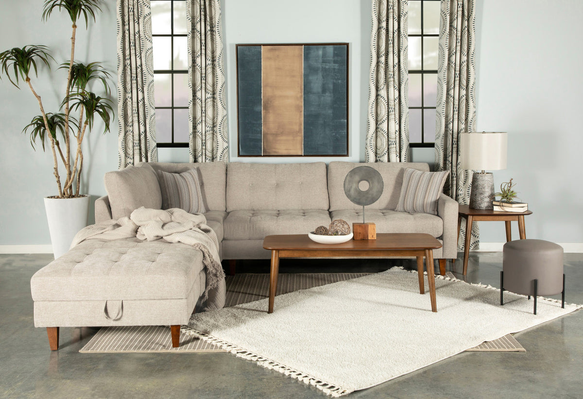 AGATA Neutral 109" Wide Reversible Sectional (RTA)
