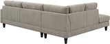 AGATA Neutral 109" Wide Reversible Sectional (RTA)