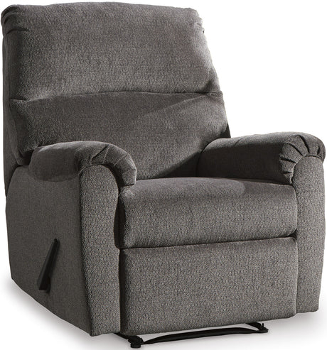 AKMAN Gray 35" Wide x 41" Height Wide Recliner