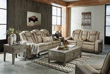 ALAMOS Brown Micro Suede 39" Wide Power Recliner Chair