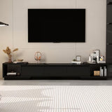 ALANZA Black 106" Wide x 15" Height TV Stand (RTA)