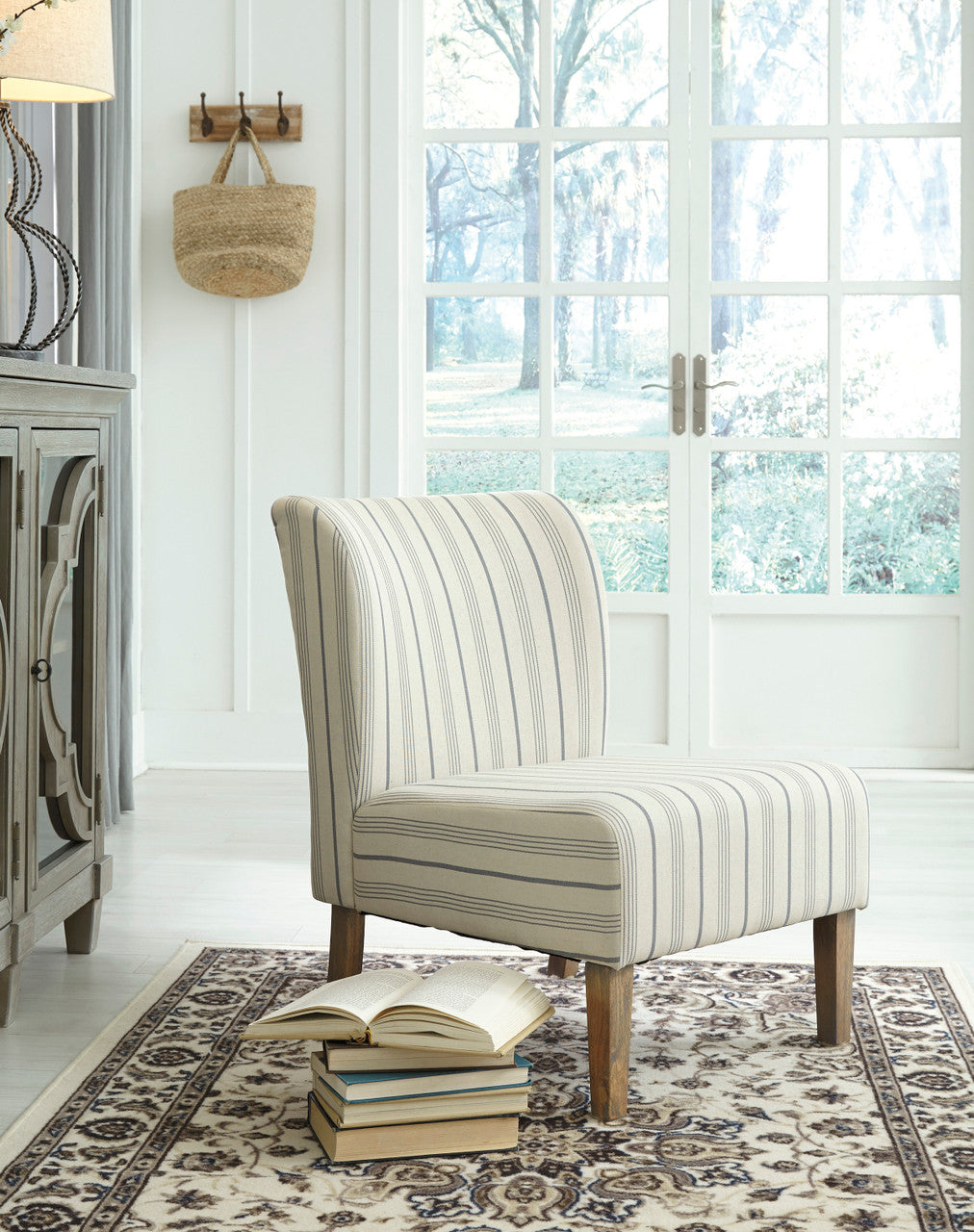 ALETHA Beige 22" Wide Accent Chair