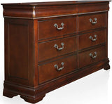 ALLONDRA Cherry 63" Wide Dresser