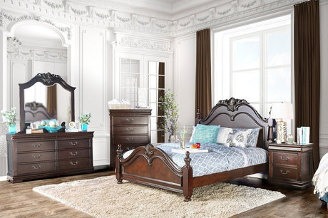 ALLONDRA Cherry 38" Wide Chest with Hidden Drawer