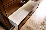 ALLONDRA Cherry 63" Wide Dresser & Mirror