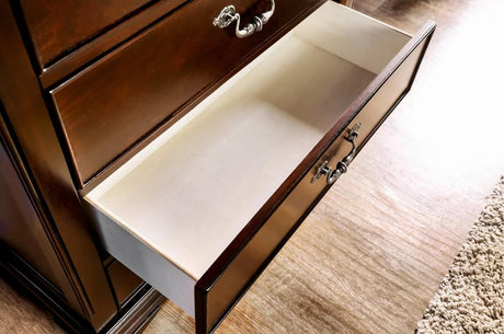 ALLONDRA Cherry 38" Wide Chest with Hidden Drawer