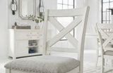 ALPINE White 20" Wide Counter Height Chair