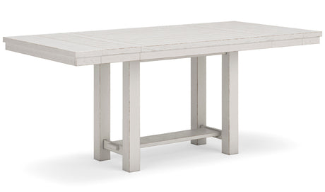 ALPINE White 7 Piece Counter Height Set