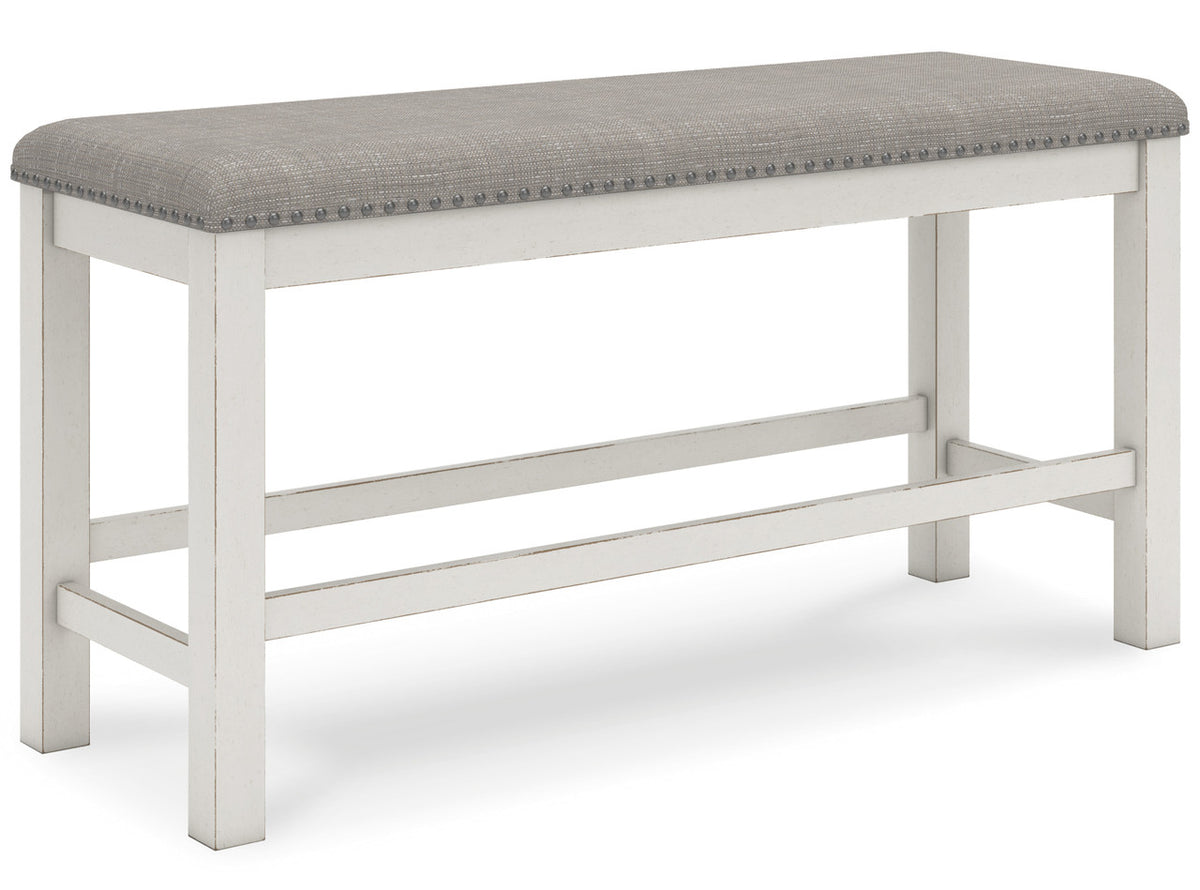 ALPINE White 6 Piece Counter Height Set