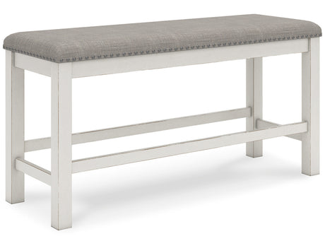 ALPINE White 8 Piece Counter Height Set