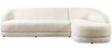 ALYNNA Ivory Boucle 116" Wide Sectional