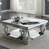AMAYA Mirrored 40" Wide Coffee Table