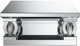 AMAYA Mirrored 40" Wide Coffee Table