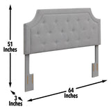 AMELIA Gray Headboard