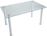 ANIKK White 5 Piece Dining Set