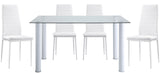 ANIKK White 55" Wide Dining Table