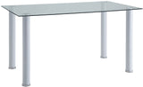 ANIKK White 55" Wide Dining Table