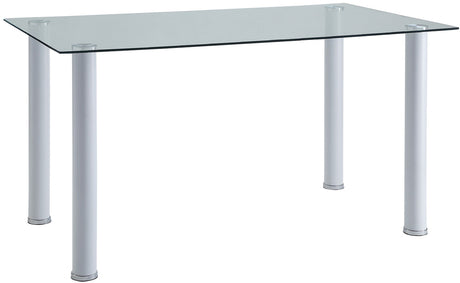 ANIKK White 55" Wide Dining Table