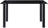 ANIKK Black 55" Wide Dining Table