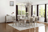 ANNABEL Silver 7 Piece Dining Set
