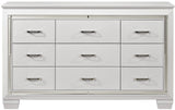 ANNIE White 64" x 39" Lighted Dresser