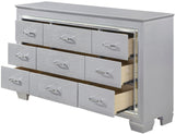 ANNIE Silver 64" x 39" Lighted Dresser