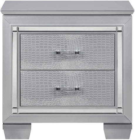 ANNIE Silver Lighted Bedroom Set