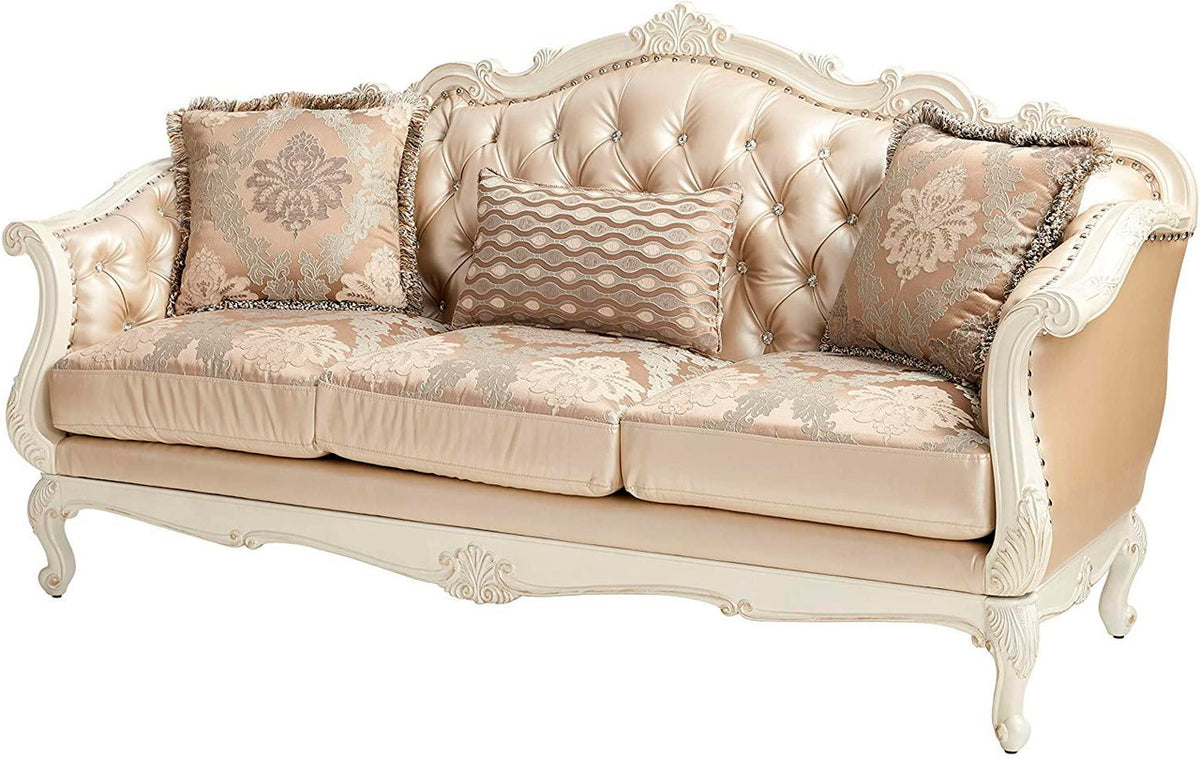 ANTOINETTE Pearl 84" Wide Sofa