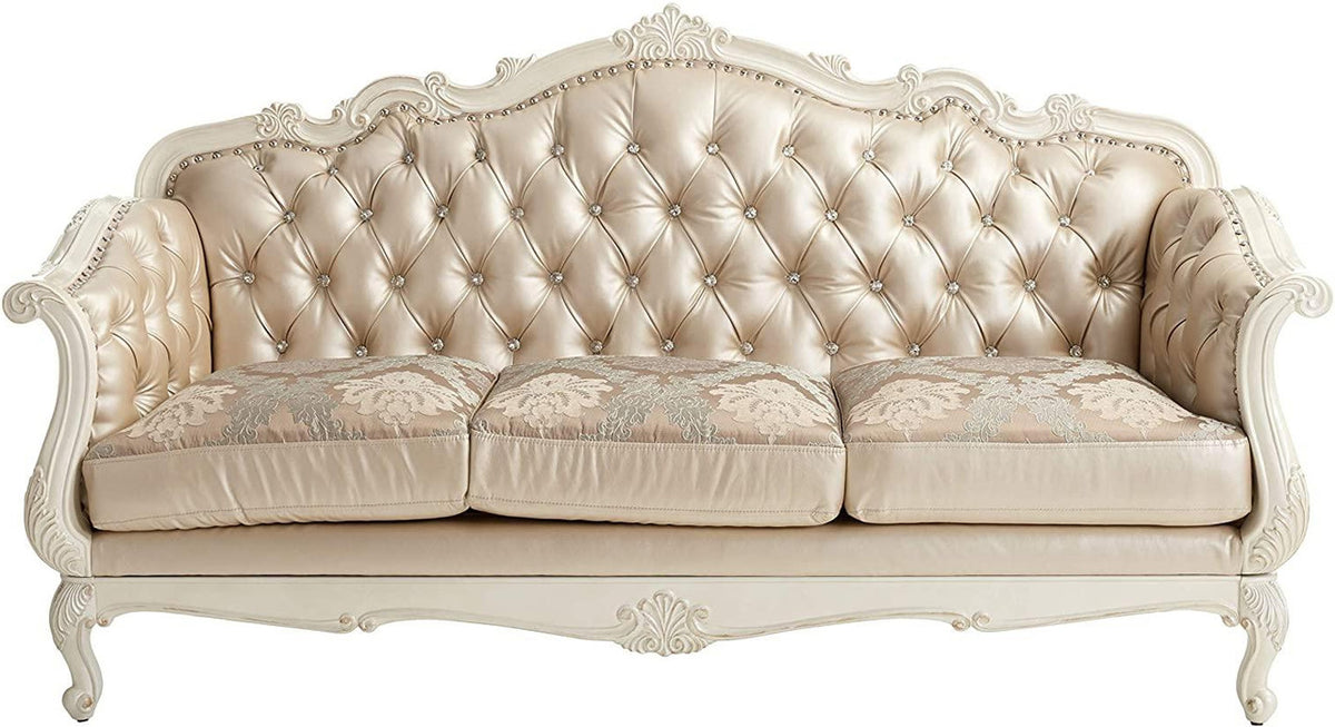 ANTOINETTE Pearl 84" Wide Sofa